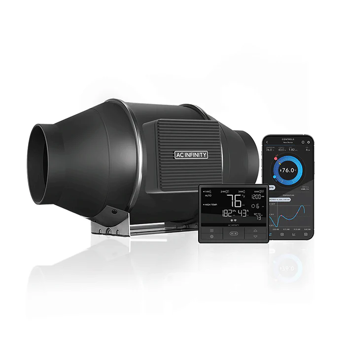 AC Infinity Cloudline PRO T Series Inline Fan with Temperature & Humidity Controller - Image 3