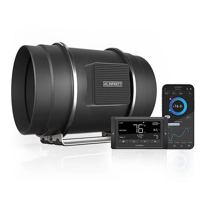 AC Infinity Cloudline PRO T Series Inline Fan with Temperature & Humidity Controller - Image 5