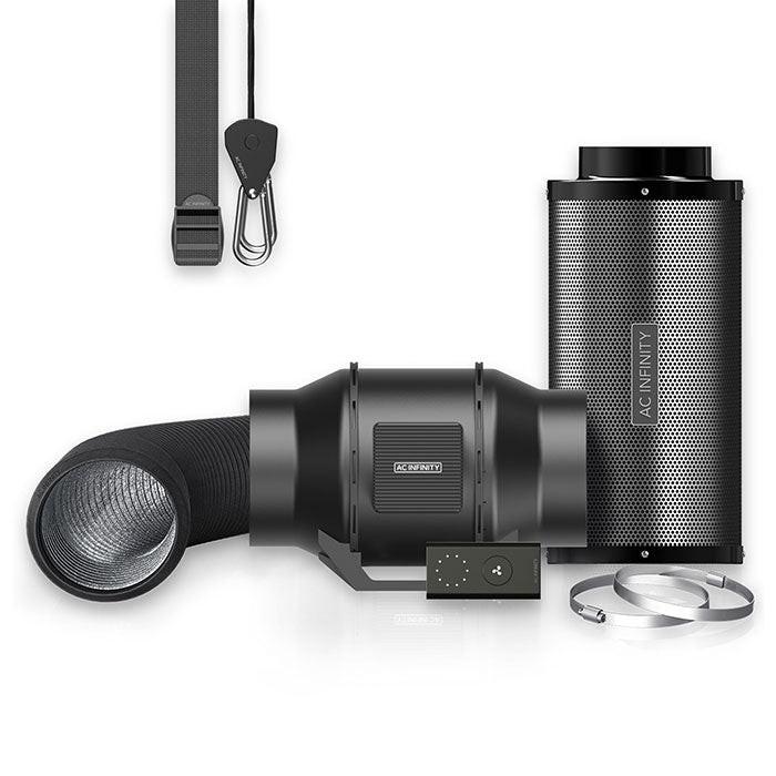 AC Infinity Air Filtration Kit with Inline Fan and Controller, Carbon Filter, and Ducting Combo - Image 4
