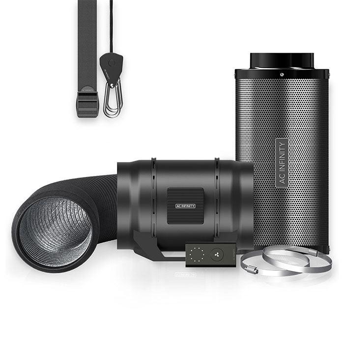 AC Infinity Air Filtration Kit with Inline Fan and Controller, Carbon Filter, and Ducting Combo - Image 6
