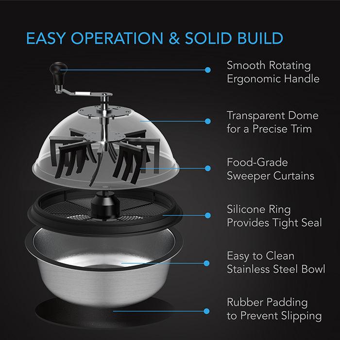 AC Infinity Bud Bowl Trimming Machine, 19 Inch - Image 5