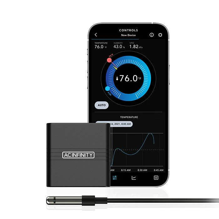 AC Infinity CLOUDCOM Mini Smart Thermo-Hygrometer - Image 3