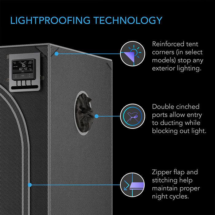 AC Infinity CLOUDLAB 4' x 4' Grow Tent - Image 4