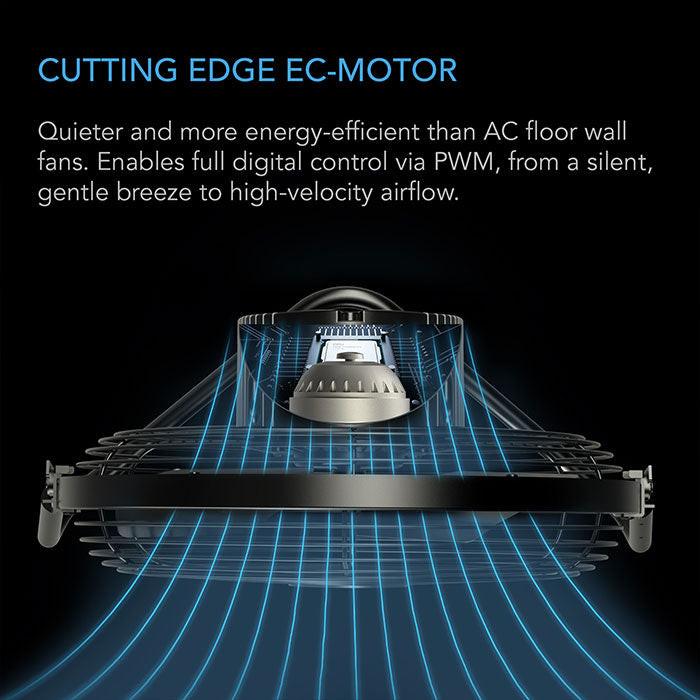 AC Infinity CLOUDLIFT S Series Floor/Wall Fan with Wireless Controller - Image 7