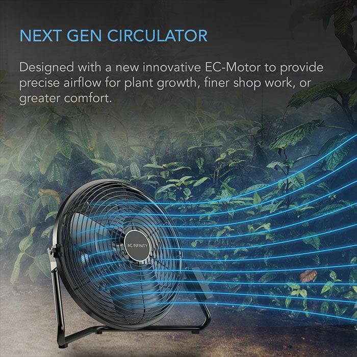 AC Infinity CLOUDLIFT S12 Floor/Wall Fan with Wireless Controller, 12" - Image 3