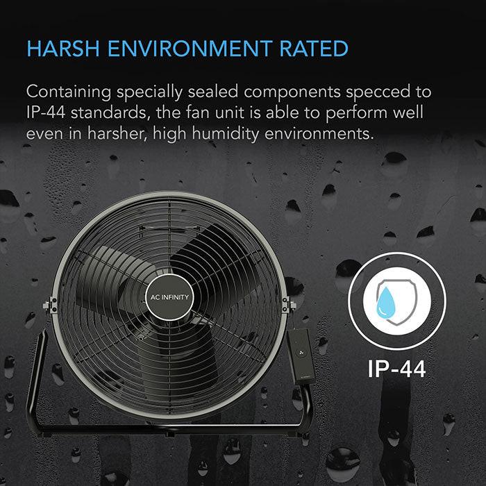 AC Infinity CLOUDLIFT S12 Floor/Wall Fan with Wireless Controller, 12" - Image 6