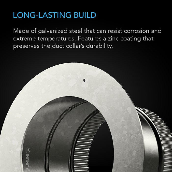 AC Infinity Ducting Collar, 4" - Image 4