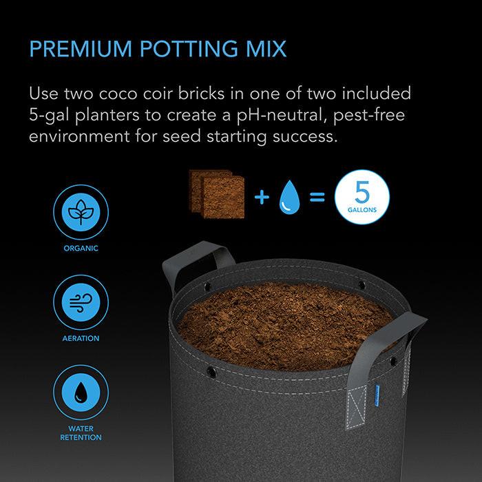 AC Infinity Instant Potting Mix Kit, 2-Plant Starter Set - Image 4