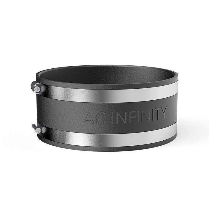 AC Infinity Noise Reduction Duct Coupler with Stainless Steel Clamps, 6"