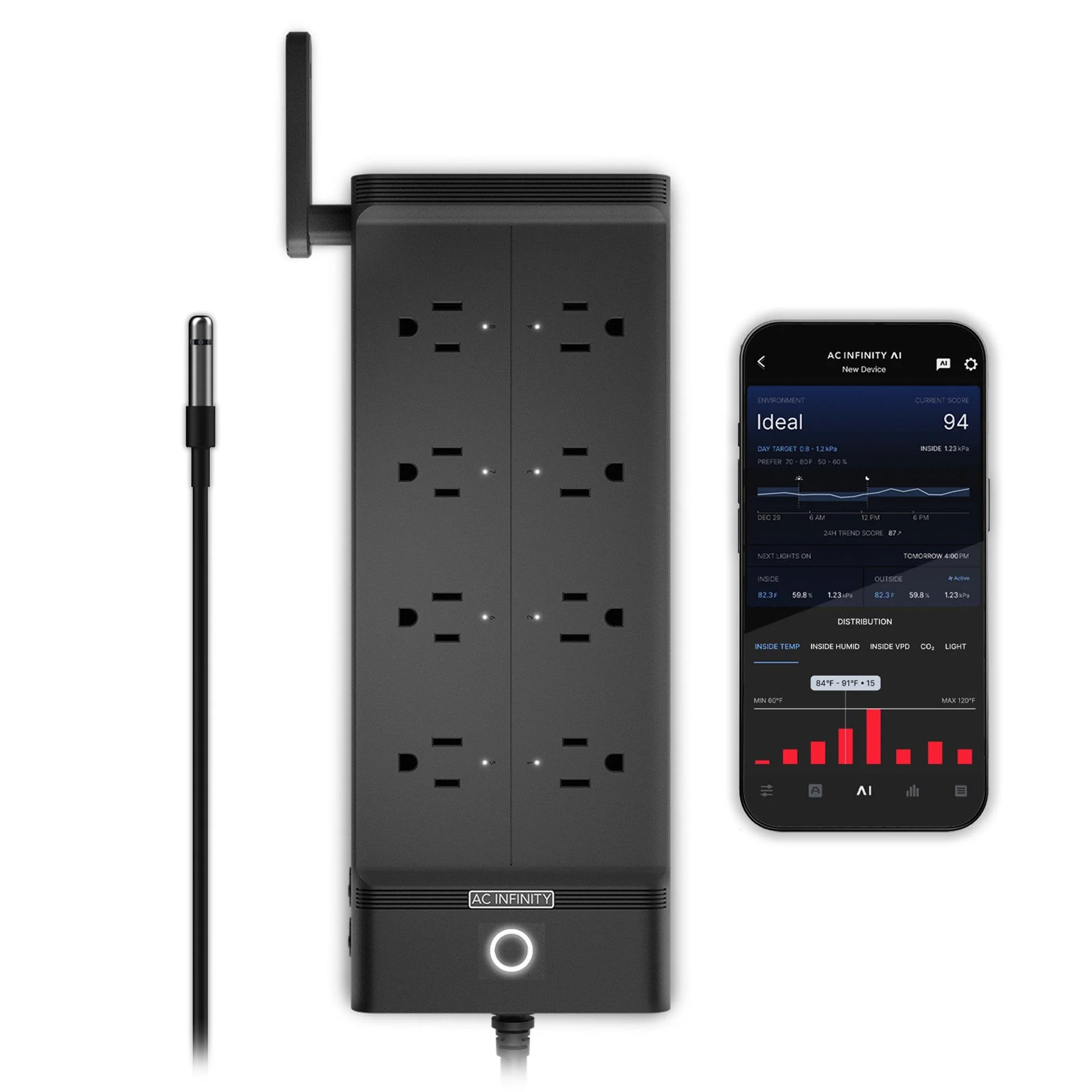 AC Infinity Outlet AI+ Environment Controller
