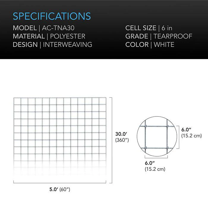 AC Infinity Polyester Plant Trellis Netting - Image 6