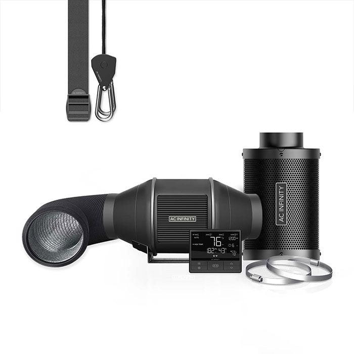 AC Infinity PRO Air Filtration Kit with Inline Fan and Controller, Carbon Filter, and Ducting Combo - Image 3