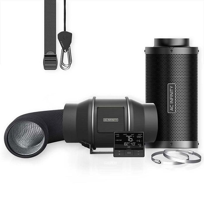 AC Infinity PRO Air Filtration Kit with Inline Fan and Controller, Carbon Filter, and Ducting Combo - Image 5