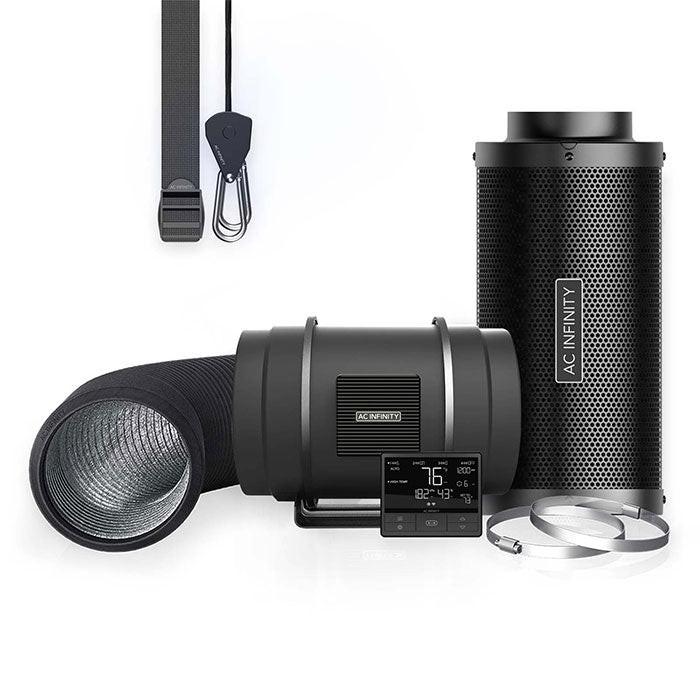 AC Infinity PRO Air Filtration Kit with Inline Fan and Controller, Carbon Filter, and Ducting Combo - Image 6
