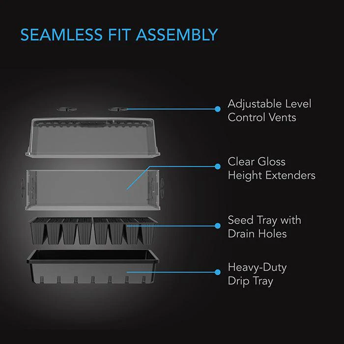 AC Infinity Propagation Kit with Humidity Dome, 5x8 Cell Tray (40 Site) - Image 4