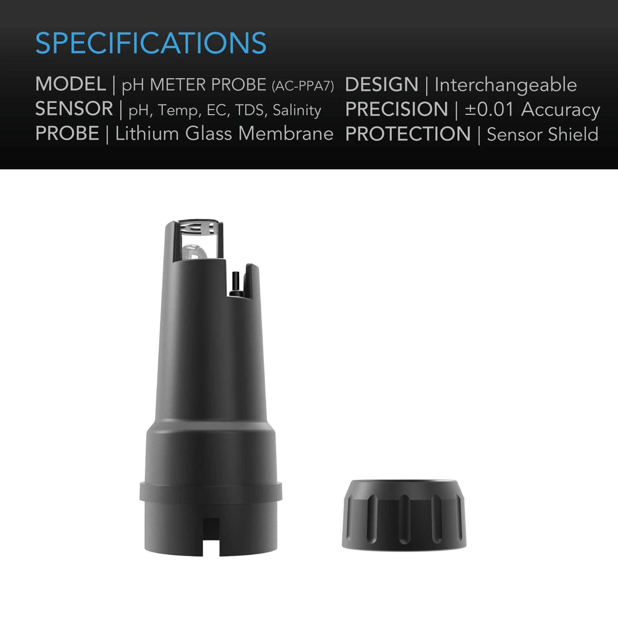 AC Infinity Replacement Probe for Hydroponic Meter PRO Kit - Image 4