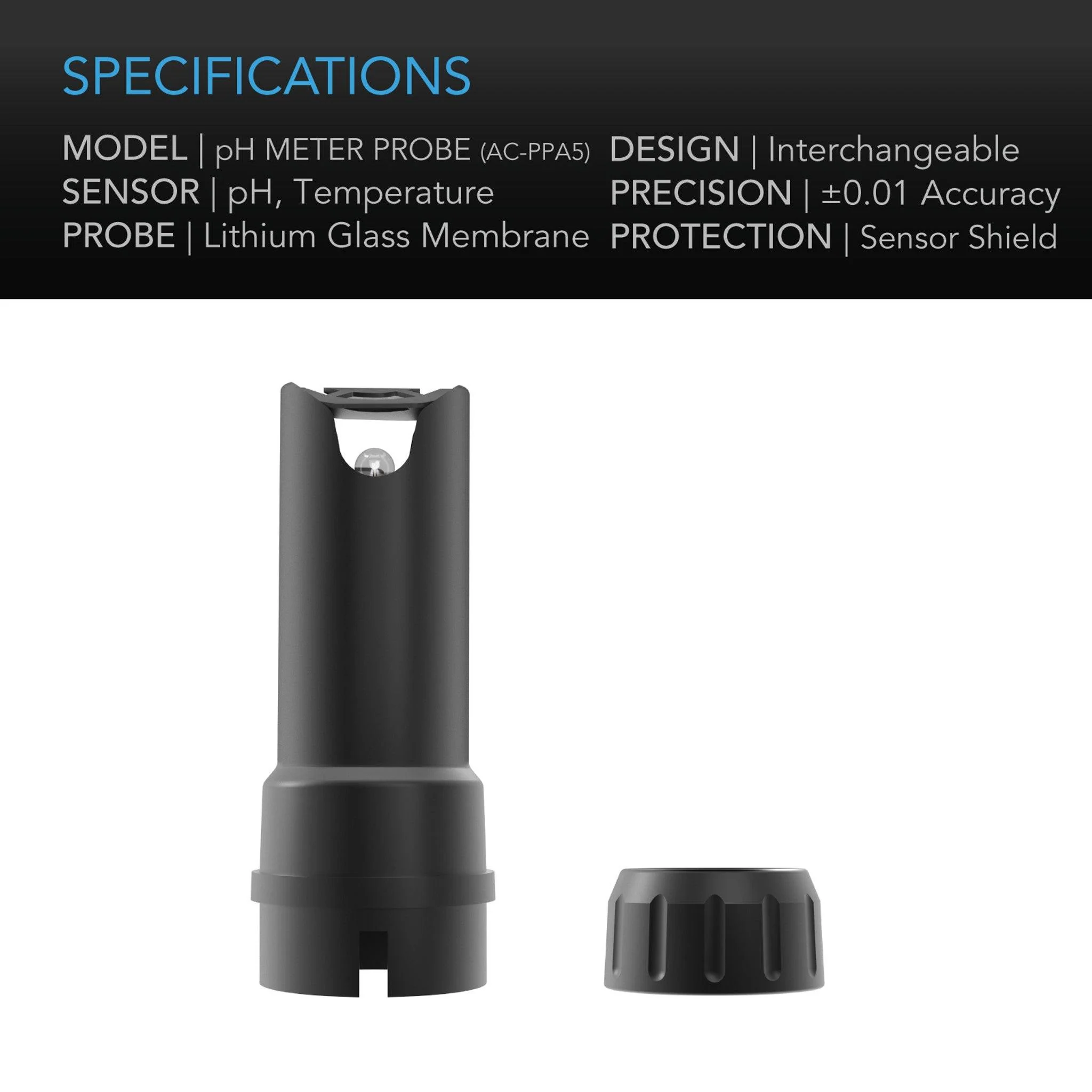 AC Infinity Replacement Probe for pH Meter PRO Kit - Image 4