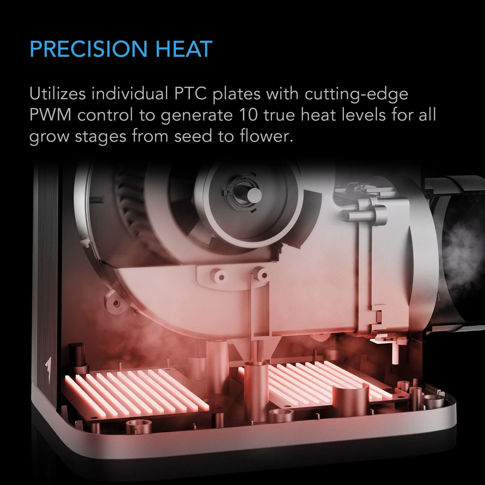 AC Infinity THERMOFORGE S7 Grow Tent Heater - Image 3