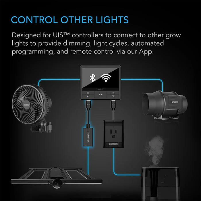 AC Infinity UIS Lighting Adapter Type-A for Lights with PWM or 0-10V Dimmers - Image 2