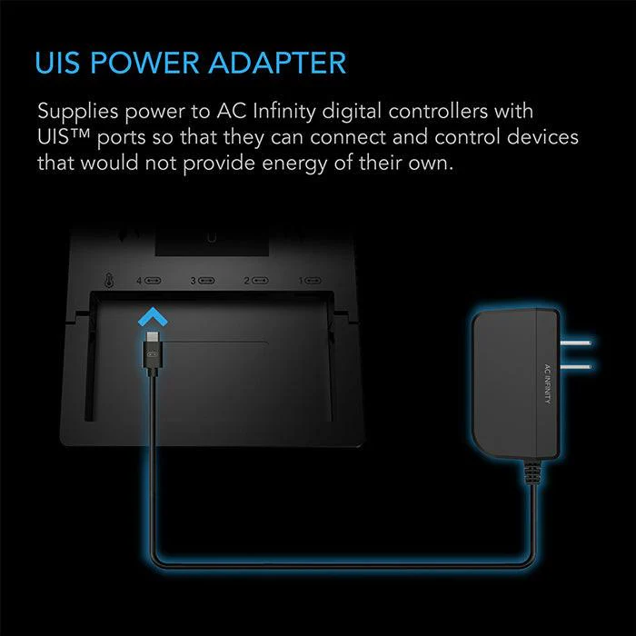 AC Infinity UIS Power Adapter for Controllers not Powered by UIS Devices - Image 2