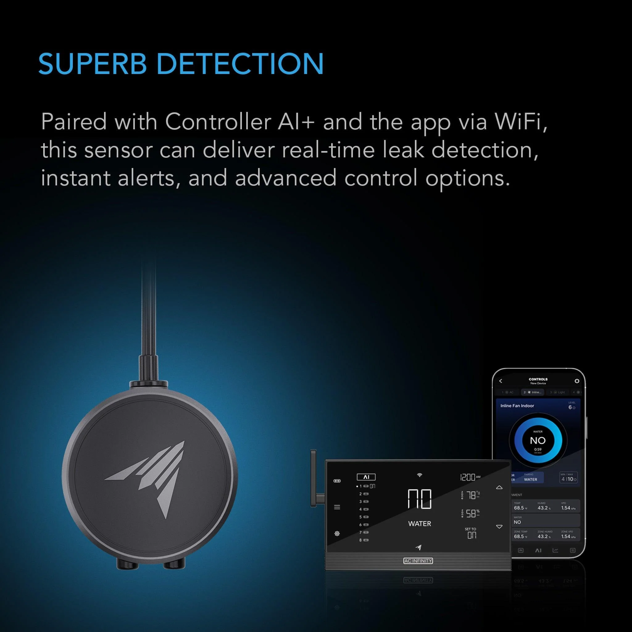 AC Infinity Water Sensor for Controller AI+ - Image 6