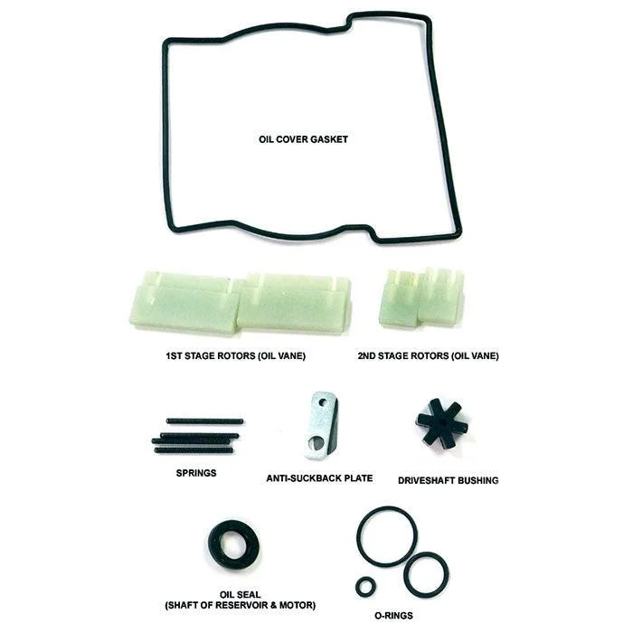 Across International EasyVac 7 CFM Single Stage Vacuum Pump Service Kit - Image 2