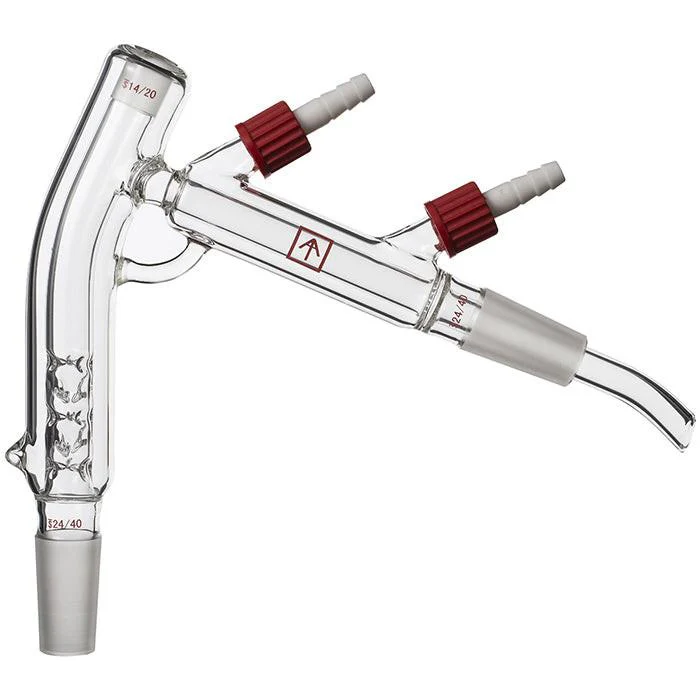 Across International Heavy Wall Short Path Distillation Head with Straight Drain, 2L
