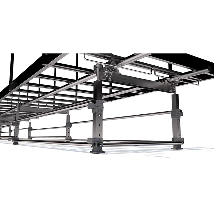 Active Aqua IZON 4 Foot Rolling Bench System, 33.2 to 36.2 Foot Length - Image 4