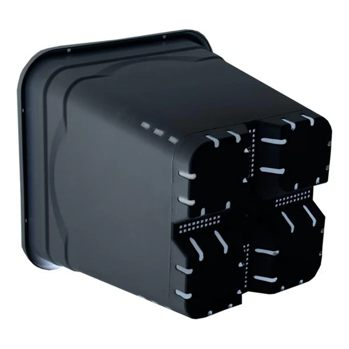 Active Aqua Square Black Pot - Image 9