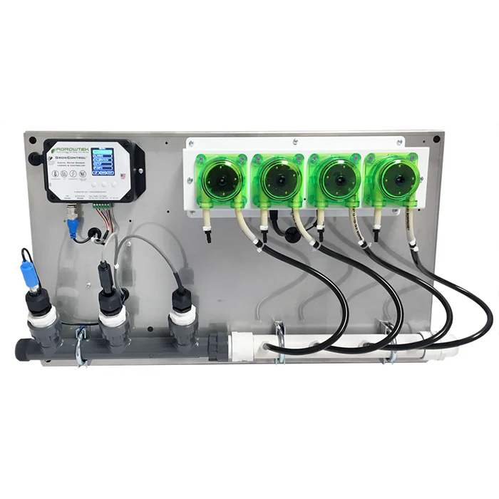 Agrowtek GrowControl MDX AgrowDose Mini Dosing Controller System With Mounting Panel, Single Peristaltic Pumps & Temperature, pH, EC, ORP Sensors - Image 6