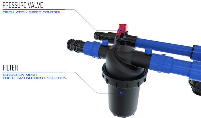 Alien Hydroponics V-System 10 Pot RDWC Hydroponic System - Image 7