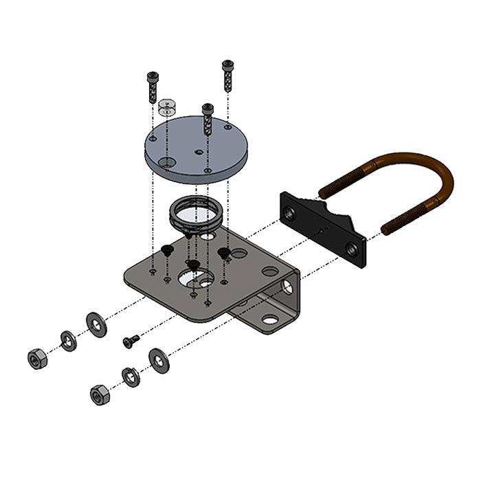 Apogee Instruments Solar Sensor Leveling Plate and Mounting Bracket - Image 4