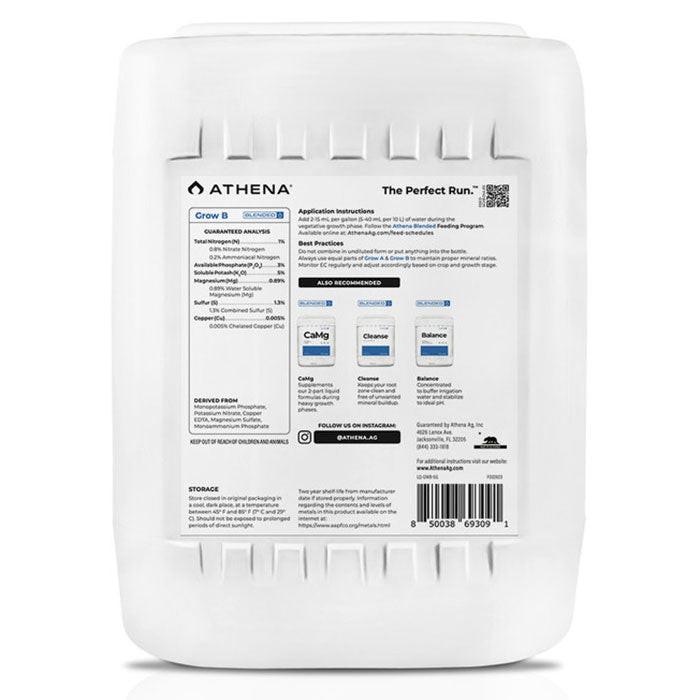 Athena Blended Grow B 1-3-5, 5 Gallon - Image 2