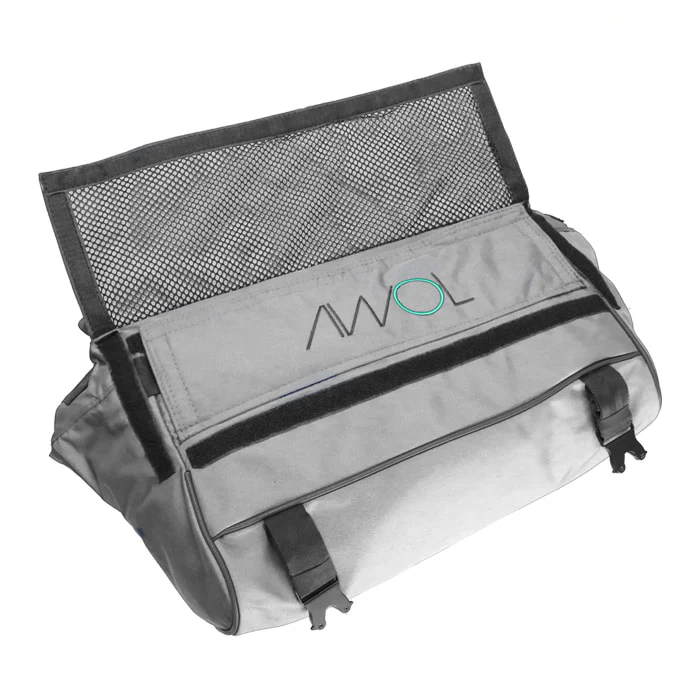 AWOL Odor Proof Daily Messenger Bag, Gray - Image 4