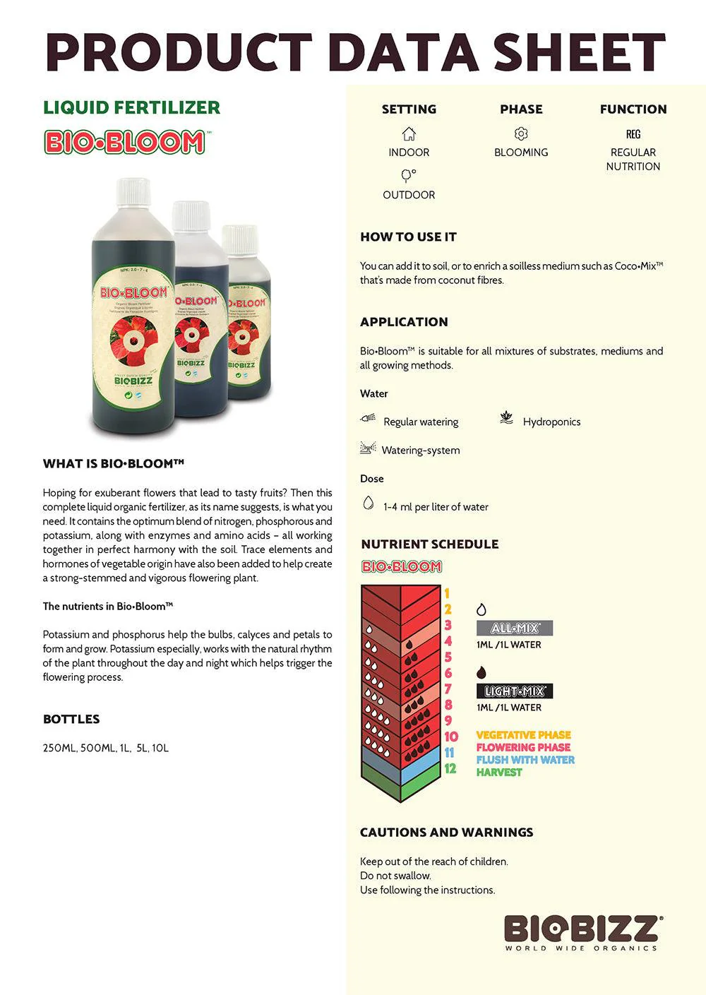 BioBizz Bio-Bloom, 20 Liter - Image 2