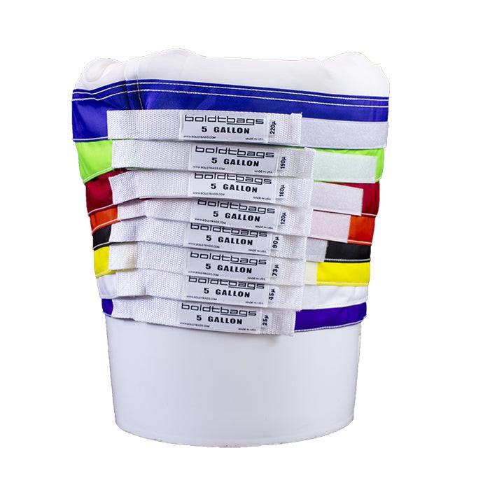 Boldtbags Lock-Top Full Mesh Stacker Bubble Bags, 5 Gallon 8 Bag Kit - Image 2