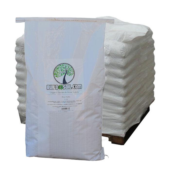 BuildASoil Par Boil Rice Hulls, Truck Load of 48 Pallets - 786 Bags Total - 50 lb. Bags