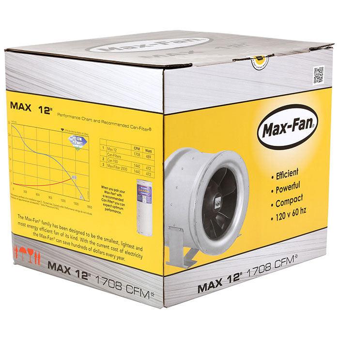 Can-Fan Max-Fan Mixed Flow Inline Fan, 12 Inch - 1709 CFM - Image 3