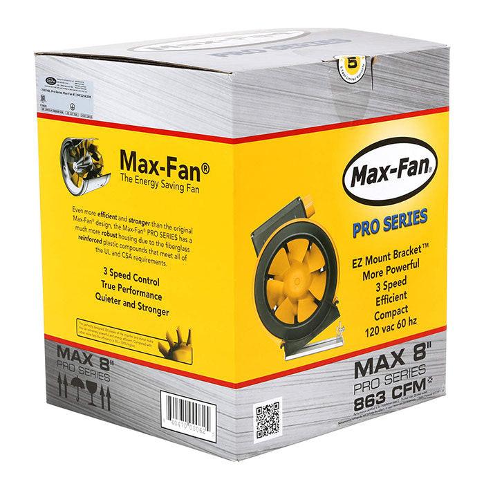 Can-Fan Max-Fan Pro Series Mixed Flow Inline Fan, 8 Inch - 863 CFM - Image 3
