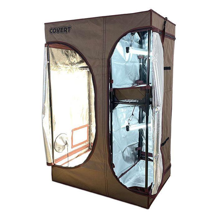 Covert 2' x 2' 150 Watt UFO LED Grow Tent Kit With Automated Ventilation Package - Image 10