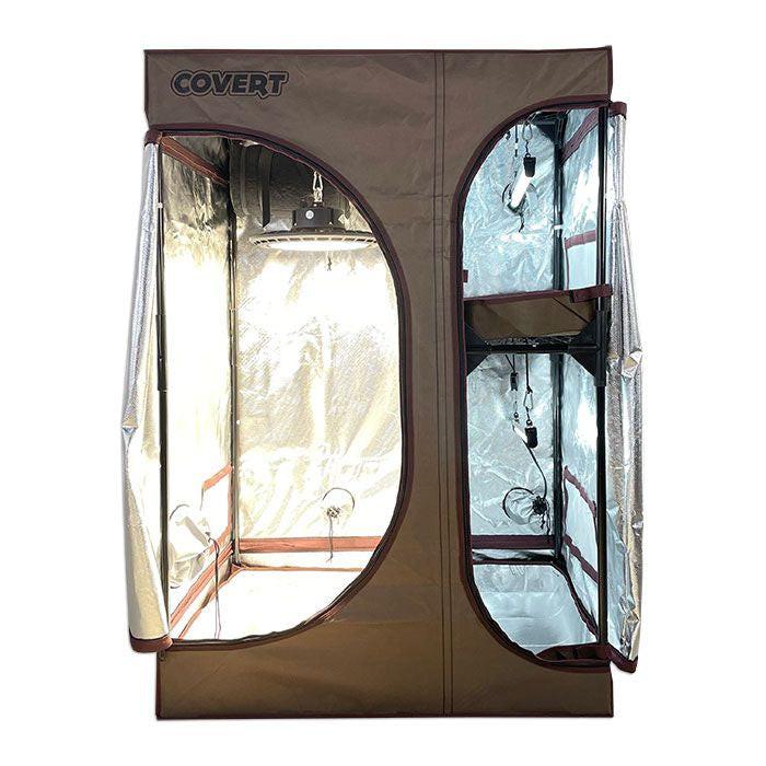 Covert 2' x 2' 150 Watt UFO LED Grow Tent Kit With Automated Ventilation Package - Image 11