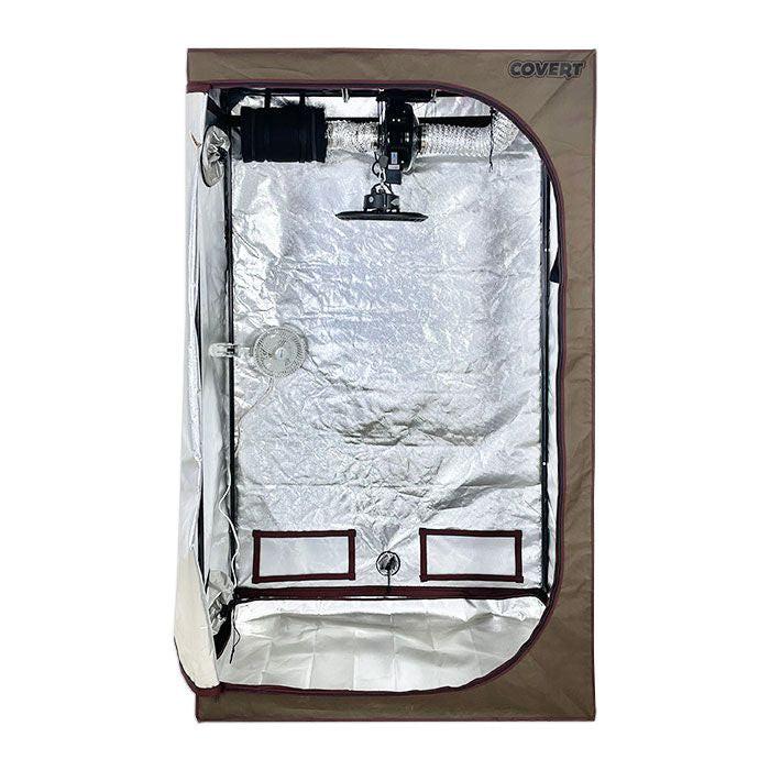Covert 2' x 4' 150 Watt UFO LED Grow Tent Kit With Automated Ventilation Package - Image 4