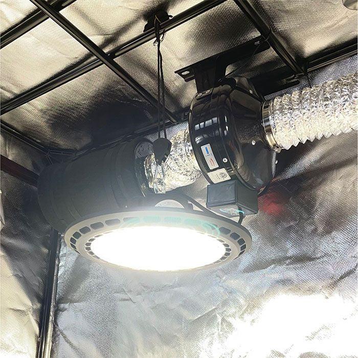 Covert 2' x 4' 150 Watt UFO LED Grow Tent Kit With Automated Ventilation Package - Image 7