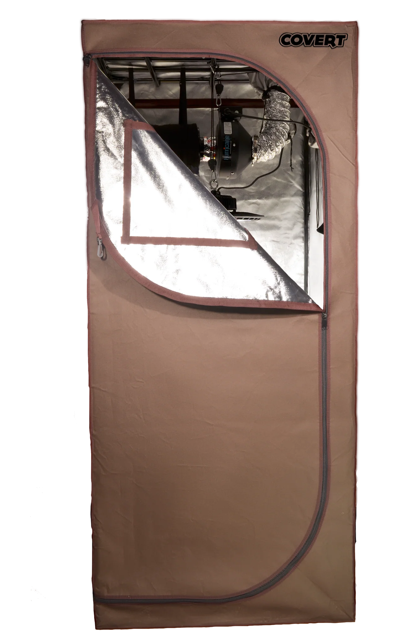 Covert 3' x 3' 150 Watt UFO LED Grow Tent Kit With Automated Ventilation Package - Image 7