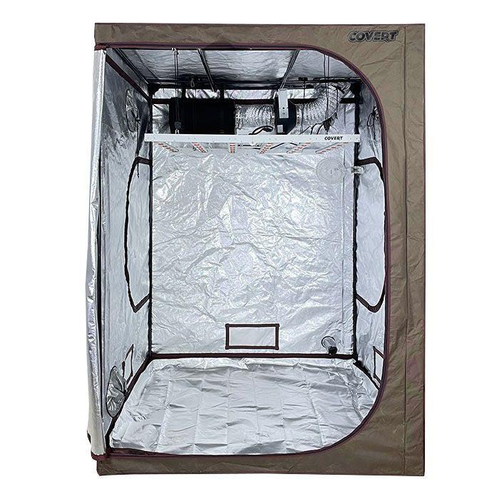 Covert 4' x 4' 630 Watt LED PRO Grow Tent Kit With Automated Ventilation Package - Image 4