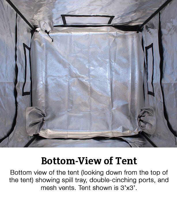 Covert 4' x 4' Fluorescent T5 Grow Tent Kit With Automated Ventilation Package - Image 14