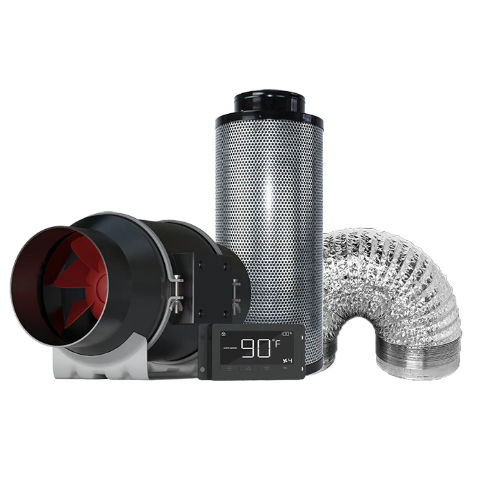 Covert 4' x 4' Growers Choice ROI-E720 LED Grow Tent Kit With Automated Ventilation Package - Image 13