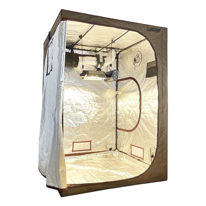 Covert 5' x 5' Growers Choice 630 Watt CMH Grow Tent Kit With Automated Ventilation Package - Image 5
