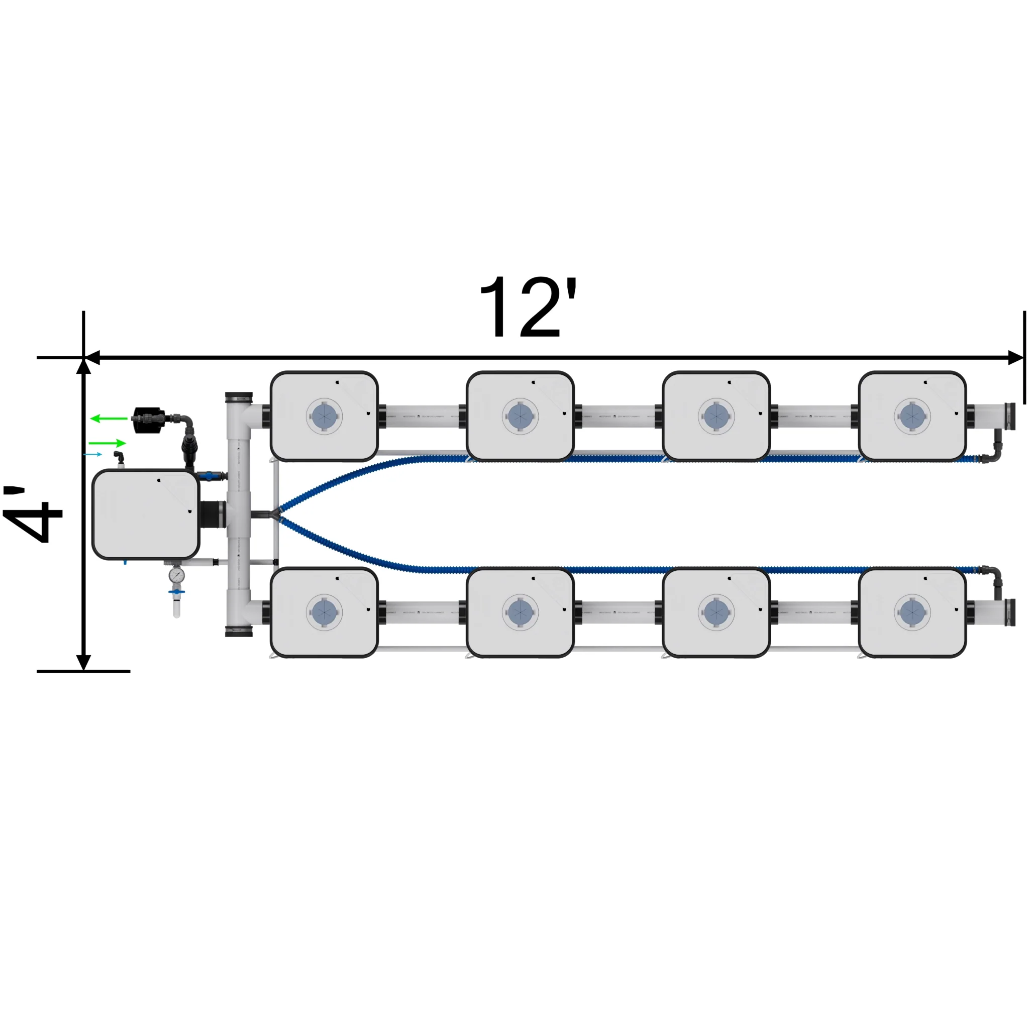 Current Culture Under Current UCXL13 RDWC System, 8-Site, 2-Row - Image 5