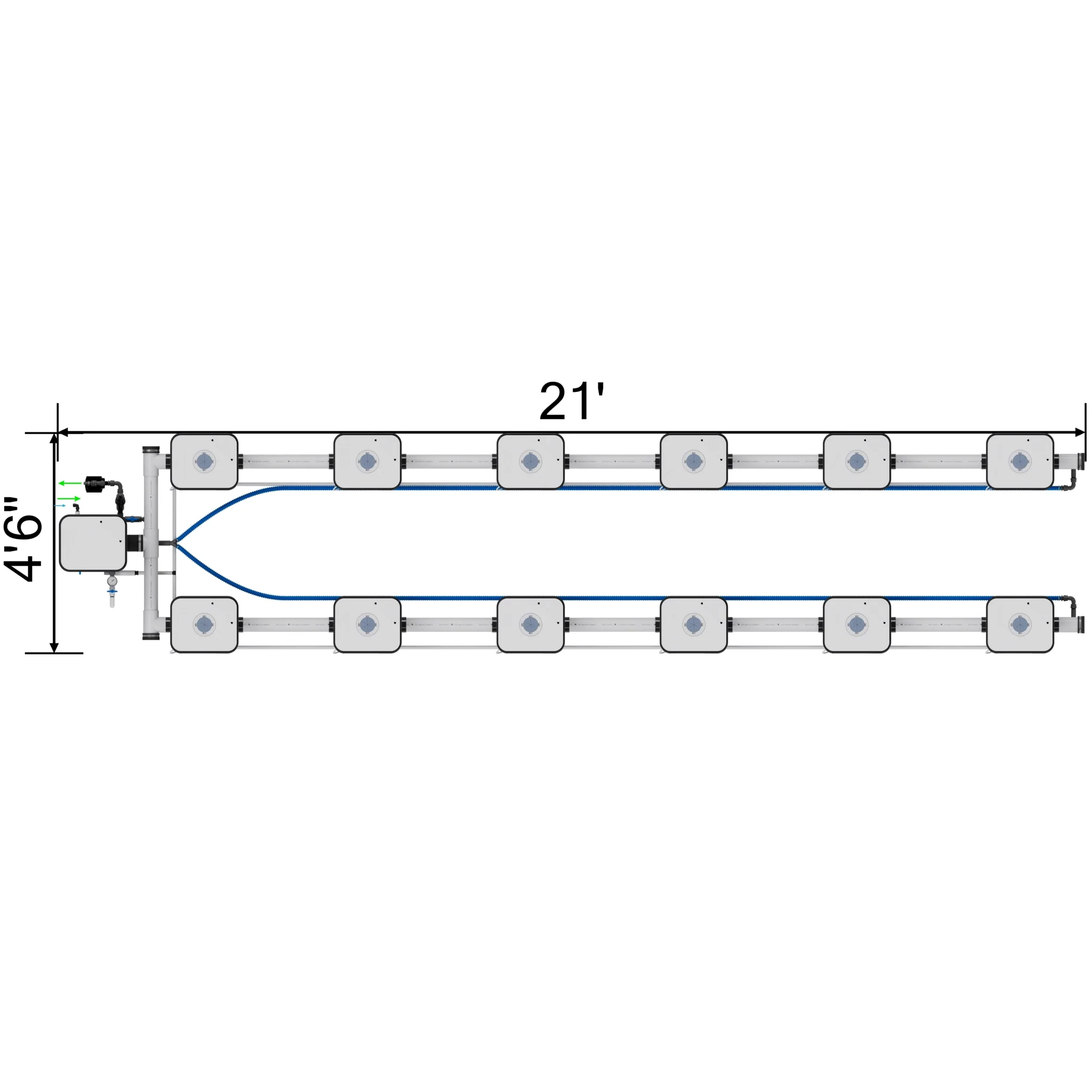 Current Culture Under Current UCXXL13 RDWC System, 12-Site, 2-Row - Image 6